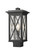 Brookside One Light Outdoor Post Mount Fixture in Black (224|583PHMS-BK)