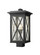 Brookside One Light Outdoor Post Mount Fixture in Black (224|583PHBS-BK)