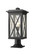 Brookside One Light Outdoor Pier Mounted Fixture in Black (224|583PHBR-533PM-BK)