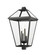 Talbot Four Light Outdoor Post Mount Fixture in Black (224|579PHXLXR-BK)