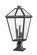 Talbot Three Light Outdoor Pier Mounted Fixture in Black (224|579PHXLR-533PM-BK)