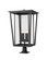 Seoul Four Light Outdoor Pier Mounted Fixture in Black (224|571PHXXLR-533PM-BK)