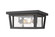 Seoul Three Light Outdoor Flush Mount in Oil Rubbed Bronze (224|571F-ORB)