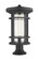 Jordan One Light Outdoor Pier Mounted Fixture in Black (224|570PHXL-553PM-BK)