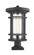 Jordan One Light Outdoor Pier Mounted Fixture in Black (224|570PHXL-533PM-BK)