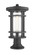 Jordan One Light Outdoor Pier Mounted Fixture in Black (224|570PHB-553PM-BK)