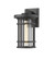 Jordan One Light Outdoor Wall Light in Black (224|570M-BK)