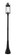Roundhouse One Light Outdoor Post Mounted Fixture in Black (224|569PHXL-564P-BK)