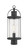 Roundhouse One Light Outdoor Post Mount Fixture in Black (224|569PHM-BK)