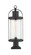 Roundhouse One Light Outdoor Pier Mounted Fixture in Black (224|569PHB-533PM-BK)