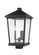 Beacon Three Light Outdoor Post Mount Fixture in Black (224|568PHXLS-BK)