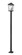 Beacon Three Light Outdoor Post Mounted Fixture in Black (224|568PHXLS-536P-BK)