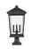 Beacon Three Light Outdoor Pier Mounted Fixture in Black (224|568PHXLR-533PM-BK)