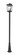 Beacon Three Light Outdoor Post Mounted Fixture in Black (224|568PHXLR-519P-BK)