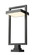Luttrel LED Outdoor Pier Mounted Fixture in Black (224|566PHXLS-SQPM-BK-LED)