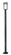Luttrel LED Outdoor Post Moun Fixture in Black (224|566PHBS-536P-BK-LED)