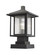 Aspen One Light Outdoor Pier Mounted Fixture in Oil Rubbed Bronze (224|554PHMS-SQPM-ORB)