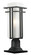 Abbey One Light Outdoor Pier Mounted Fixture in Black (224|549PHMR-533PM-BK)