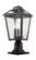 Bayland Three Light Outdoor Pier Mount in Black (224|539PHMR-533PM-BK)