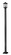 Portland One Light Outdoor Post Mounted Fixture in Black (224|531PHMS-536P-BK)