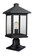 Portland One Light Outdoor Pier Mounted Fixture in Black (224|531PHBR-533PM-BK)