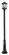 Portland One Light Outdoor Post Mounted Fixture in Black (224|531PHBR-518P-BK)