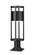 Luca LED Outdoor Pier Mounted Fixture in Black (224|517PHM-533PM-BK-LED)