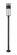 Luca LED Outdoor Post Moun Fixture in Black (224|517PHB-567P-BK-LED)