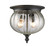 Belmont Two Light Outdoor Flush Mount in Black (224|516F-BK)