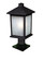 Holbrook One Light Outdoor Pier Mounted Fixture in Black (224|507PHB-533PM-BK)