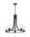 Beckett Five Light Chandelier in Matte Black (224|492-5MB)