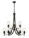 Joliet Nine Light Chandelier in Matte Black (224|473-9MB)