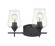 Joliet Two Light Vanity in Matte Black (224|473-2V-MB)