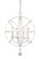 Tull Four Light Chandelier in Matte White (224|458-16MW)