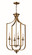 Four Light Pendant in Antique Gold (110|11216 AG)