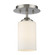 Bordeaux One Light Flush Mount in Brushed Nickel (224|435F1-BN)