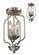 Cardinal Three Light Flush Mount in Brushed Nickel (224|434-14-BN)