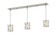 Almet One Light Linear Chandelier in Brushed Nickel (224|430MP-3BN)