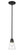 Annora One Light Pendant in Matte Black (224|428MP-MB)