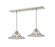 Annora One Light Linear Chandelier in Brushed Nickel (224|428MP14-2BN)