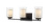 Willow Three Light Vanity in Matte Black (224|426-3V-MB)