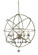 Acadia Eight Light Chandelier in Antique Silver (224|415-30)