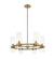 Datus Six Light Chandelier in Rubbed Brass (224|4008-6RB)