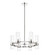 Datus Six Light Chandelier in Polished Nickel (224|4008-6PN)