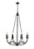 Arabella Eight Light Chandelier in Matte Black (224|3500-8MB)