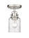 Kinsley One Light Flush Mount in Brushed Nickel (224|340F1-BN)