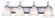 Lexington Four Light Vanity in Brushed Nickel (224|311-4V-BN)