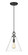Harper One Light Pendant in Matte Black (224|3034P11-MB)