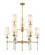 Emily Nine Light Chandelier in Rubbed Brass (224|3033-9RB)