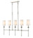 Emily Five Light Linear Chandelier in Polished Nickel (224|3033-5L-PN)